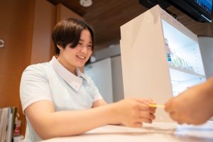 治療の流れ 受付